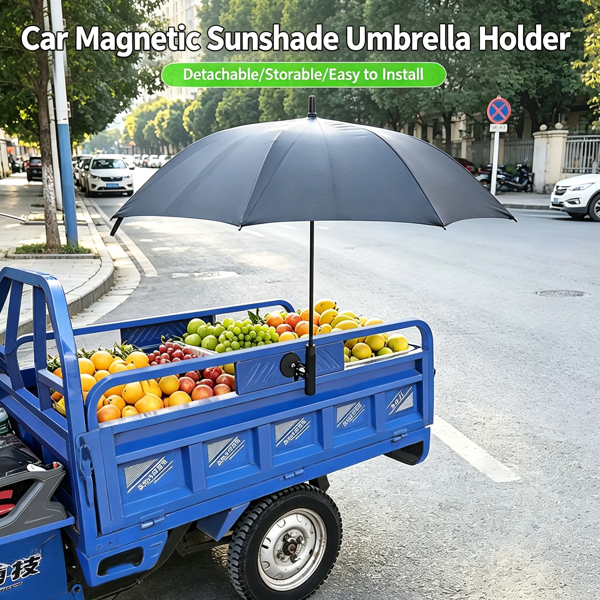 Magnetic Car Umbrella Holder for Metal Surfaces – 360° Adjustable Crab Clamp & Ball Head Mount – Ideal for Fruit Trucks Tricycl
Magnetic Car Umbrella Holder for Metal Surfaces – 360° Adjustable Crab Clamp & Ball Head Mount – Ideal for Fruit Trucks Tricycl