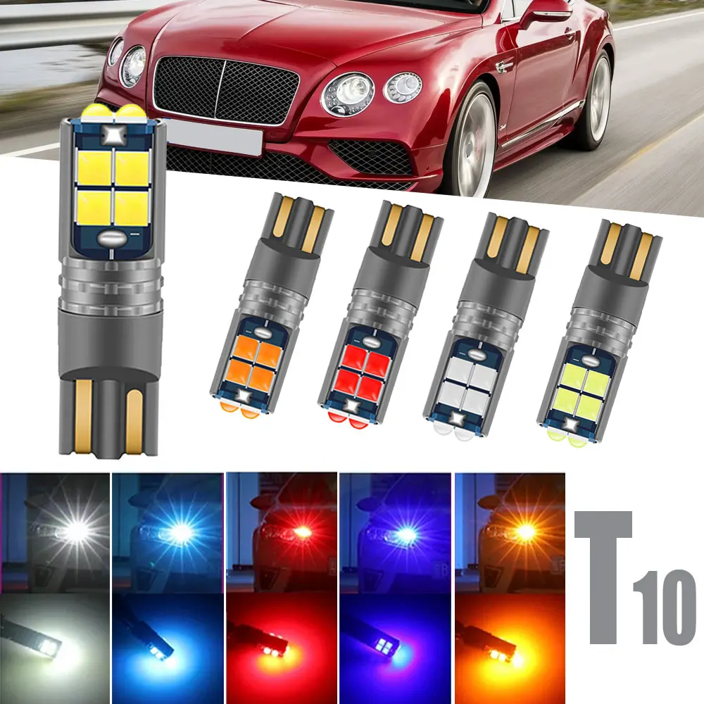 2pcs Auto Wedge Parking Bulbs Signal Lamp T10 W5W Super Bright Car Interior Reading Dome Light High Quality Car Strobe Light LED
2pcs Auto Wedge Parking Bulbs Signal Lamp T10 W5W Super Bright Car Interior Reading Dome Light High Quality Car Strobe Light LED