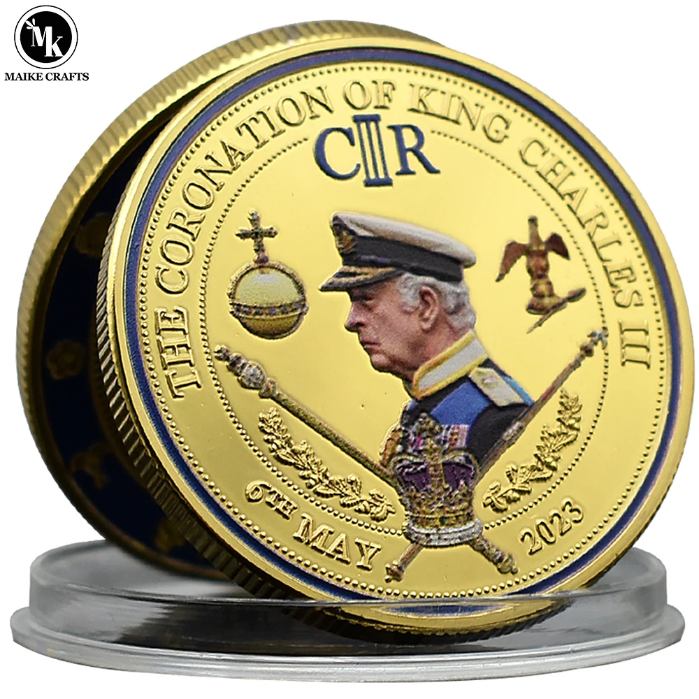British King Charles III Gold Coin The Coronation of King Charles III Commemorative Coin Collection Gift
British King Charles III Gold Coin The Coronation of King Charles III Commemorative Coin Collection Gift