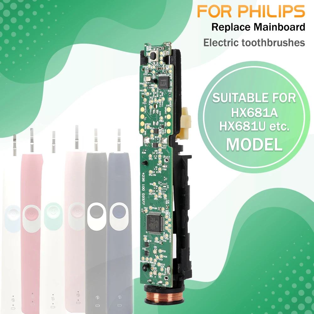 Материнская плата, аксессуары для Philips Sonicare HX681A HX681U, запасные части для электрической зубной щетки
Материнская плата, аксессуары для Philips Sonicare HX681A HX681U, запасные части для электрической зубной щетки