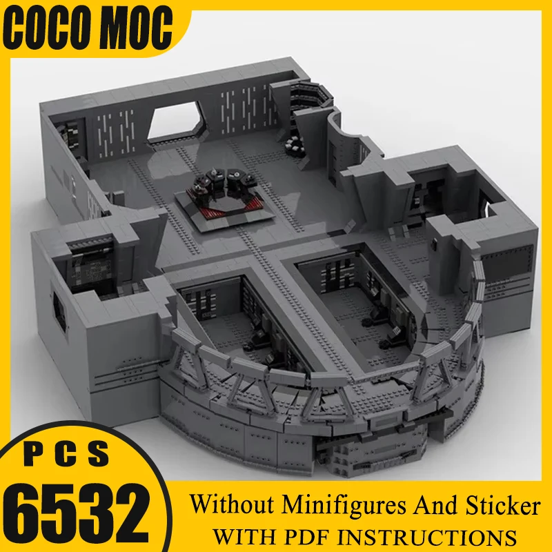 Command Bridge Of The Crazy Technology Modular Blocks Star Movie Model Moc Building Bricks Gift Christmas Toys DIY Sets Assembly
Command Bridge Of The Crazy Technology Modular Blocks Star Movie Model Moc Building Bricks Gift Christmas Toys DIY Sets Assembly