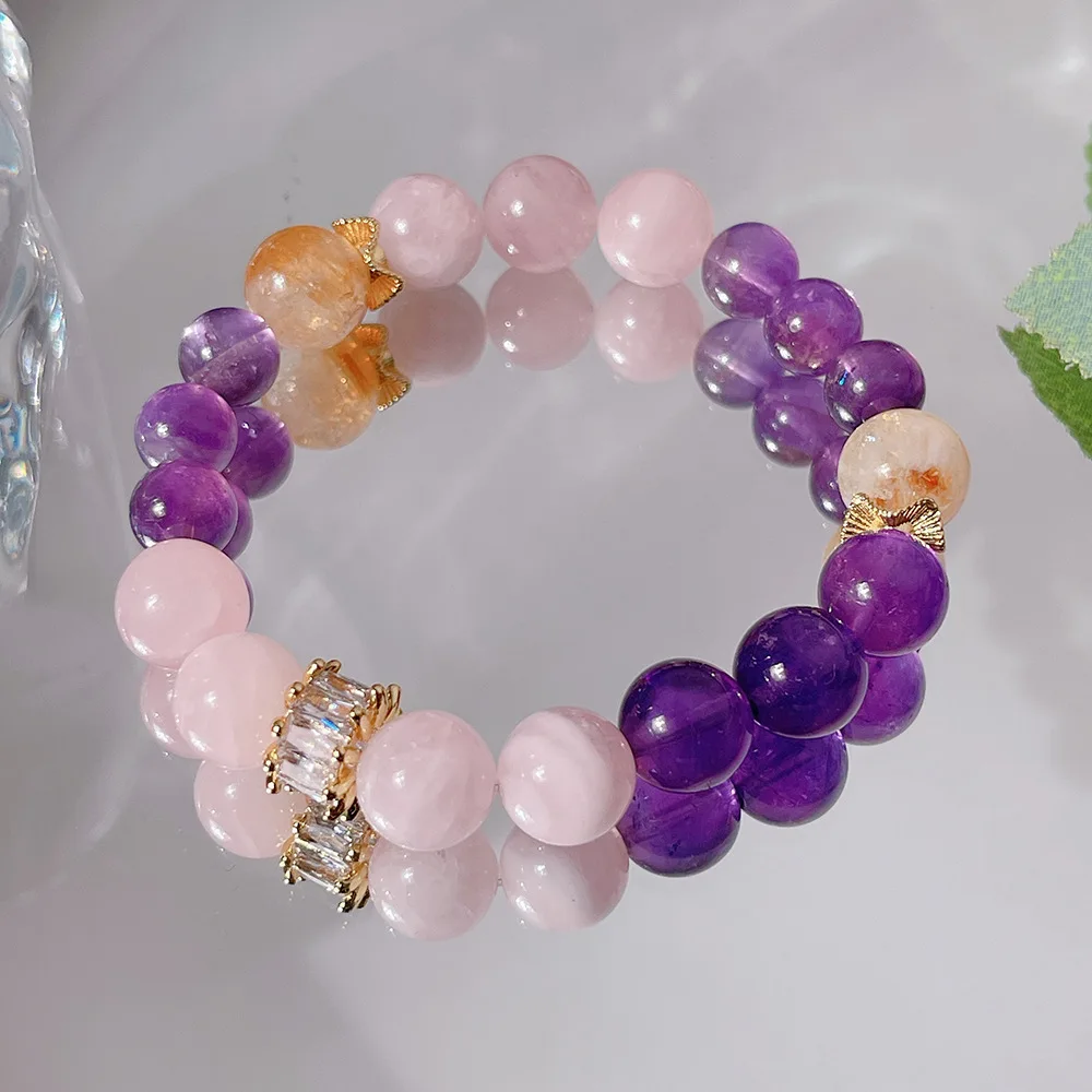 Jiuli Фиолетовый Огненно-Розовый Кварц Аметист Новый Простой Маленькая Талия Браслет Натуральный Кристалл Ювелирные Изделия
Jiuli Фиолетовый Огненно-Розовый Кварц Аметист Новый Простой Маленькая Талия Браслет Натуральный Кристалл Ювелирные Изделия