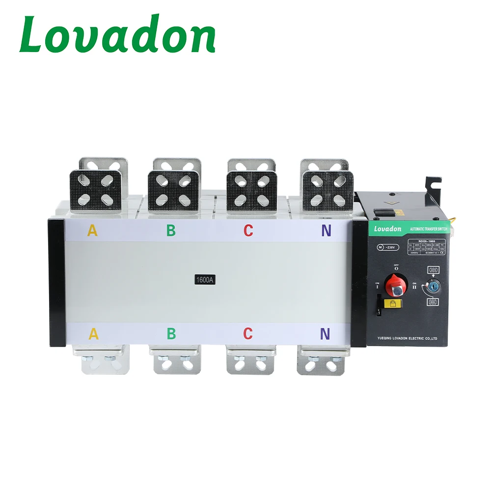 NDQ5-1600A 4-Phase ATS Dual Power Automatic Transfer Switch For Generator Automatic Transfer Switches
NDQ5-1600A 4-Phase ATS Dual Power Automatic Transfer Switch For Generator Automatic Transfer Switches