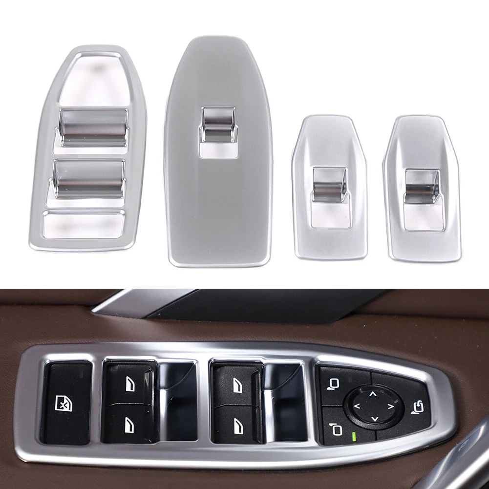 4Pcs Car Door Power For Window Lift Switch Trim Cover For BMW X1 U11 2023-2024 Automobile Interior Decoration Accessories
4Pcs Car Door Power For Window Lift Switch Trim Cover For BMW X1 U11 2023-2024 Automobile Interior Decoration Accessories