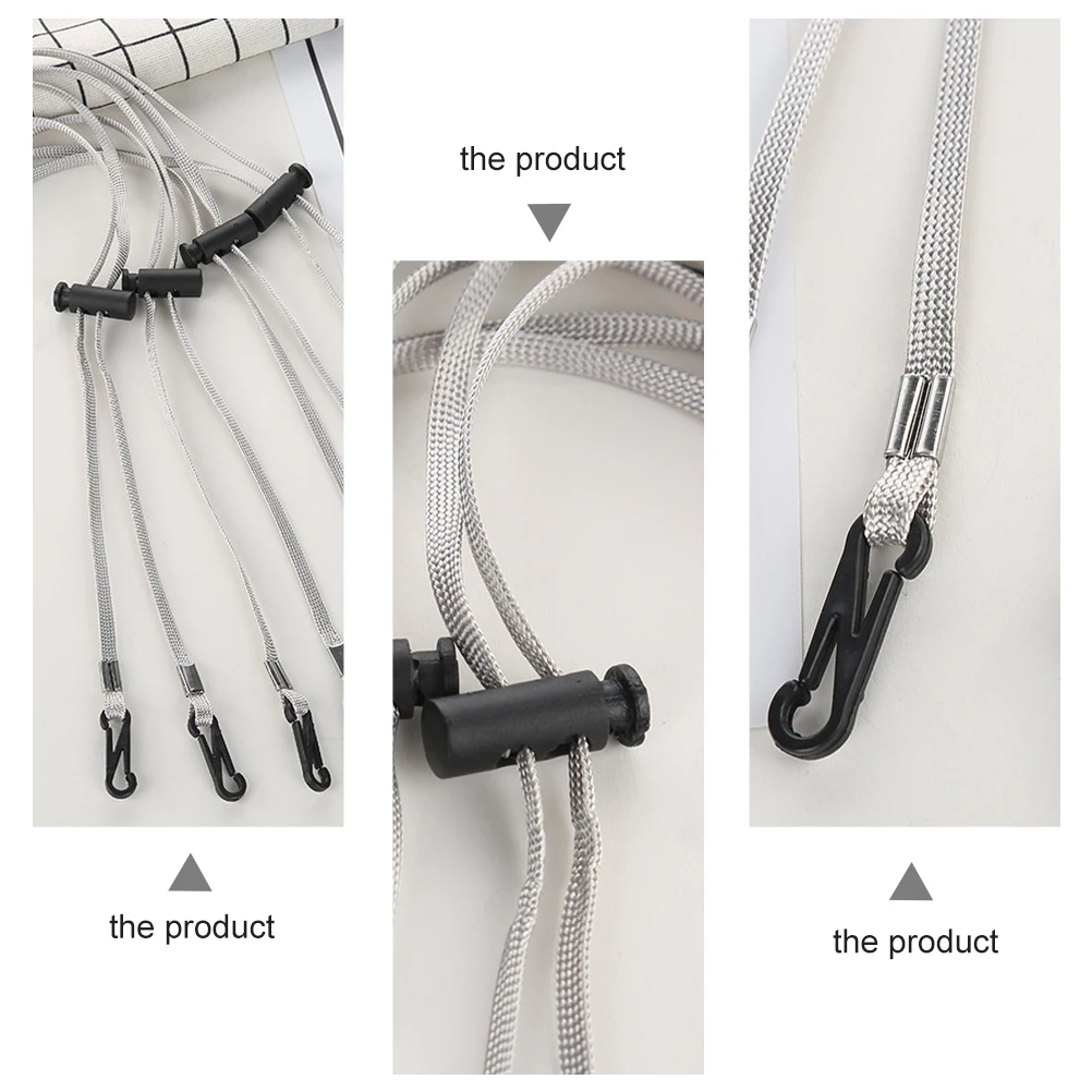 10 Pcs Antislip Mask Rope Durable Eco Friendly Prevent Blown Away Wind Exercise Adjustable Buckle Cord Plastic Holder Fitness
10 Pcs Antislip Mask Rope Durable Eco Friendly Prevent Blown Away Wind Exercise Adjustable Buckle Cord Plastic Holder Fitness