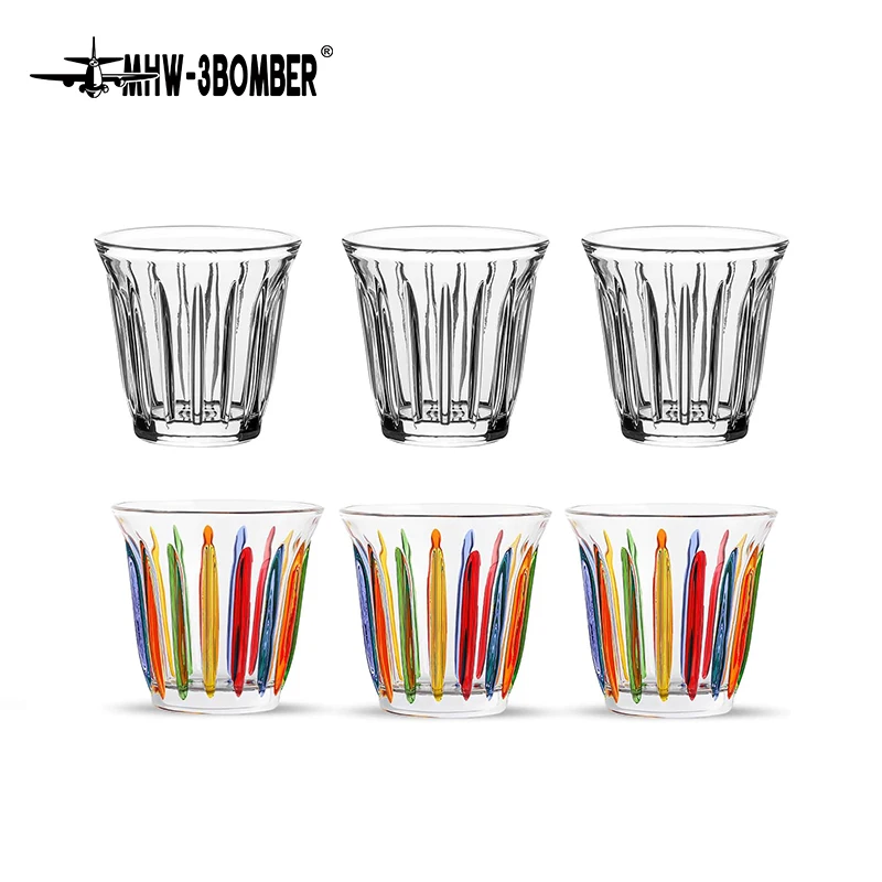 MHW-3BOMBER 90ml Small Glass Cups Set of 6 Drinking Glasses Latte Glasses for Espresso Glass Cup Cafe Bar Gifts for Women
MHW-3BOMBER 90ml Small Glass Cups Set of 6 Drinking Glasses Latte Glasses for Espresso Glass Cup Cafe Bar Gifts for Women