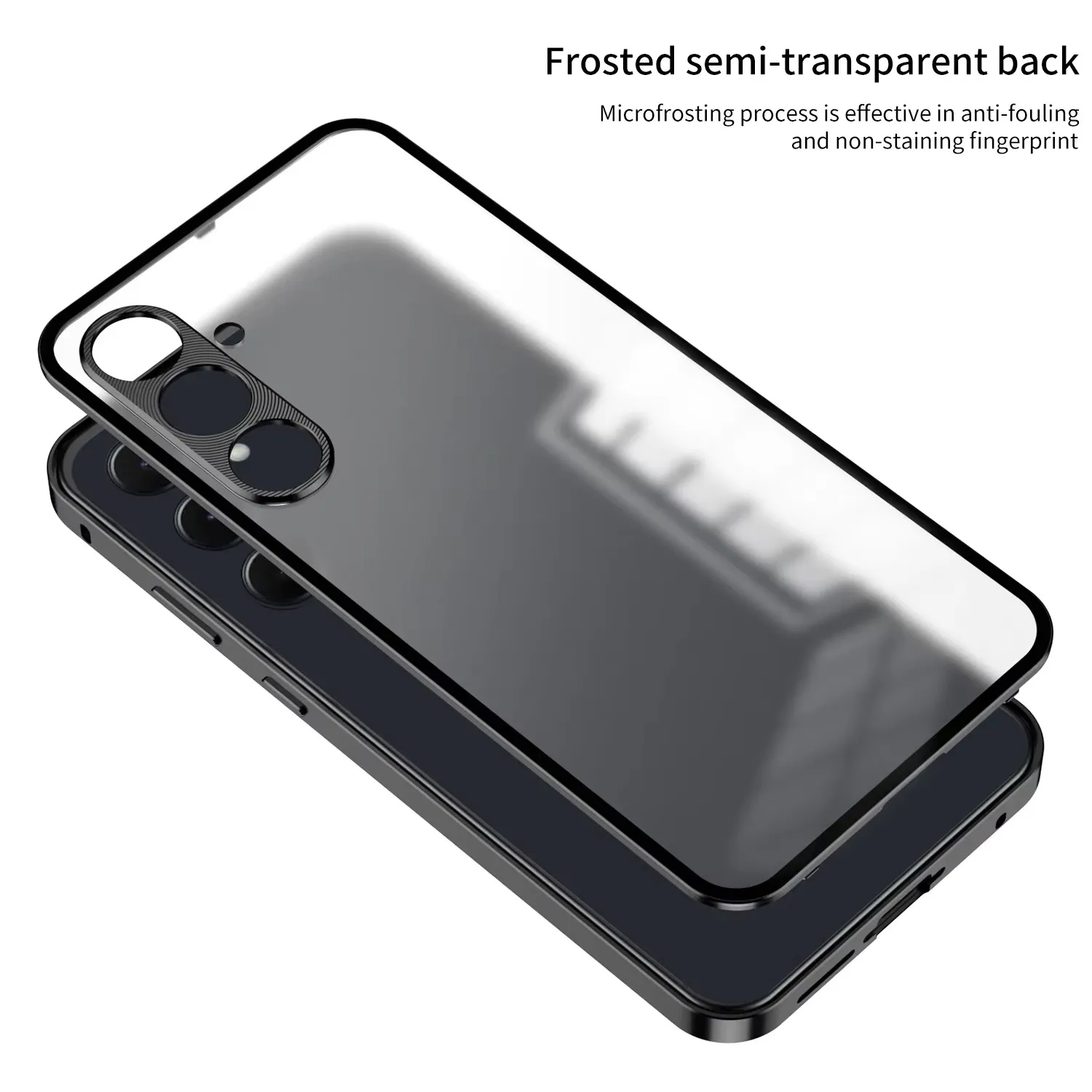 Metal Border Snap Frosted Phone Case For Samsung Galaxy S23 S24 S25 Ultra Plus FE A15 A25 A35 A54 A55 Shockproof Protect Cover
Metal Border Snap Frosted Phone Case For Samsung Galaxy S23 S24 S25 Ultra Plus FE A15 A25 A35 A54 A55 Shockproof Protect Cover