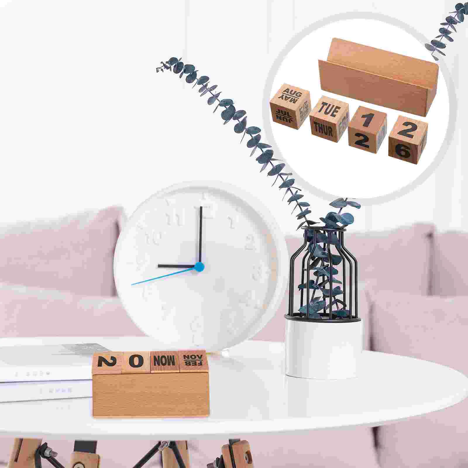 Perpetual Calendar Desk Building Block Calendars Desktop Ornament Blocks Calandar Wooden Office
Perpetual Calendar Desk Building Block Calendars Desktop Ornament Blocks Calandar Wooden Office