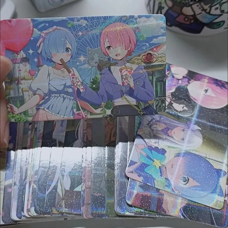 Re:ZERO - Начало жизни в другом мире: Лазерные мини-карточки Эмилия и Рем, полный набор аниме-мерча, 100 шт., без повторов
Re:ZERO - Начало жизни в другом мире: Лазерные мини-карточки Эмилия и Рем, полный набор аниме-мерча, 100 шт., без повторов