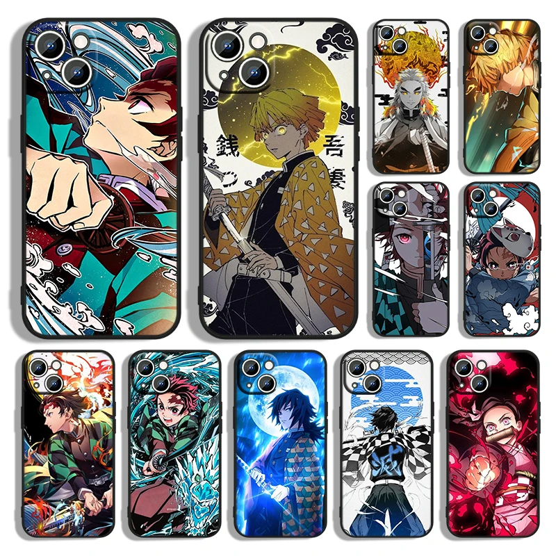 Demon Slayer Phone Case For Apple iPhone 14 13 12 11 Pro Max mini XS XR X 8 7 6S 6 Plus Black Soft Funda Back Silicone Cover
Demon Slayer Phone Case For Apple iPhone 14 13 12 11 Pro Max mini XS XR X 8 7 6S 6 Plus Black Soft Funda Back Silicone Cover