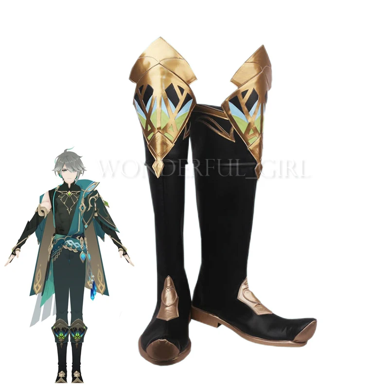 New Game Genshin Impact Cosplay Shoes Genshin Impact Al Haitham Cosplay Boots Carnival Halloween Shoes for Women Men
New Game Genshin Impact Cosplay Shoes Genshin Impact Al Haitham Cosplay Boots Carnival Halloween Shoes for Women Men