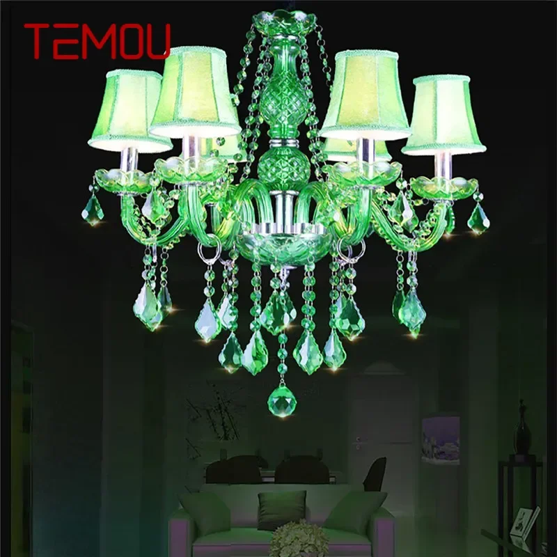 TEMOU Green Crystal Pendent Lamp European Luxury Living Room Restaurant Bedroom Villa Clothing Store Bar Cafe KTV Chandelier
TEMOU Green Crystal Pendent Lamp European Luxury Living Room Restaurant Bedroom Villa Clothing Store Bar Cafe KTV Chandelier