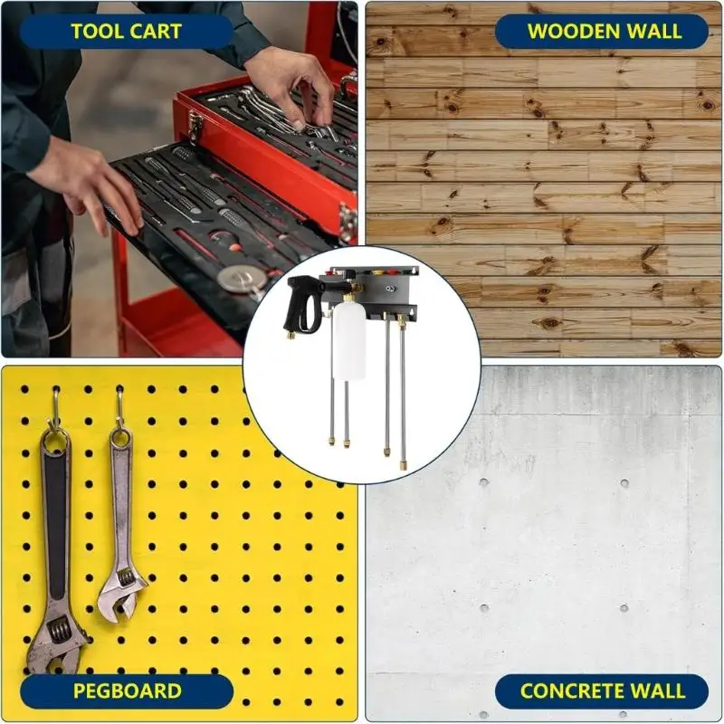 652F Pressure Washer Guns Rack Wall Mount Organiser For Nozzles And Accessories
652F Pressure Washer Guns Rack Wall Mount Organiser For Nozzles And Accessories