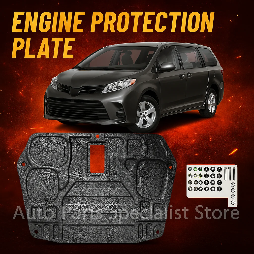 For Toyota Sienna 2011- Under Engine Guard Board Splash Shield Mud Fender Plate Cover Black Car Mudflap Mudapron Mudguard Lid
For Toyota Sienna 2011- Under Engine Guard Board Splash Shield Mud Fender Plate Cover Black Car Mudflap Mudapron Mudguard Lid