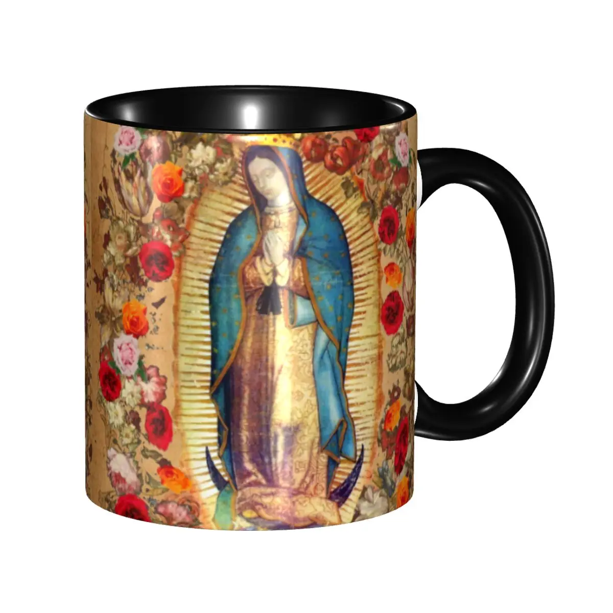 Customized Our Lady Of Guadalupe Virgin Mary Mug DIY Catholic Mexico Poster Ceramic Tea Milk Coffee Cups
Customized Our Lady Of Guadalupe Virgin Mary Mug DIY Catholic Mexico Poster Ceramic Tea Milk Coffee Cups