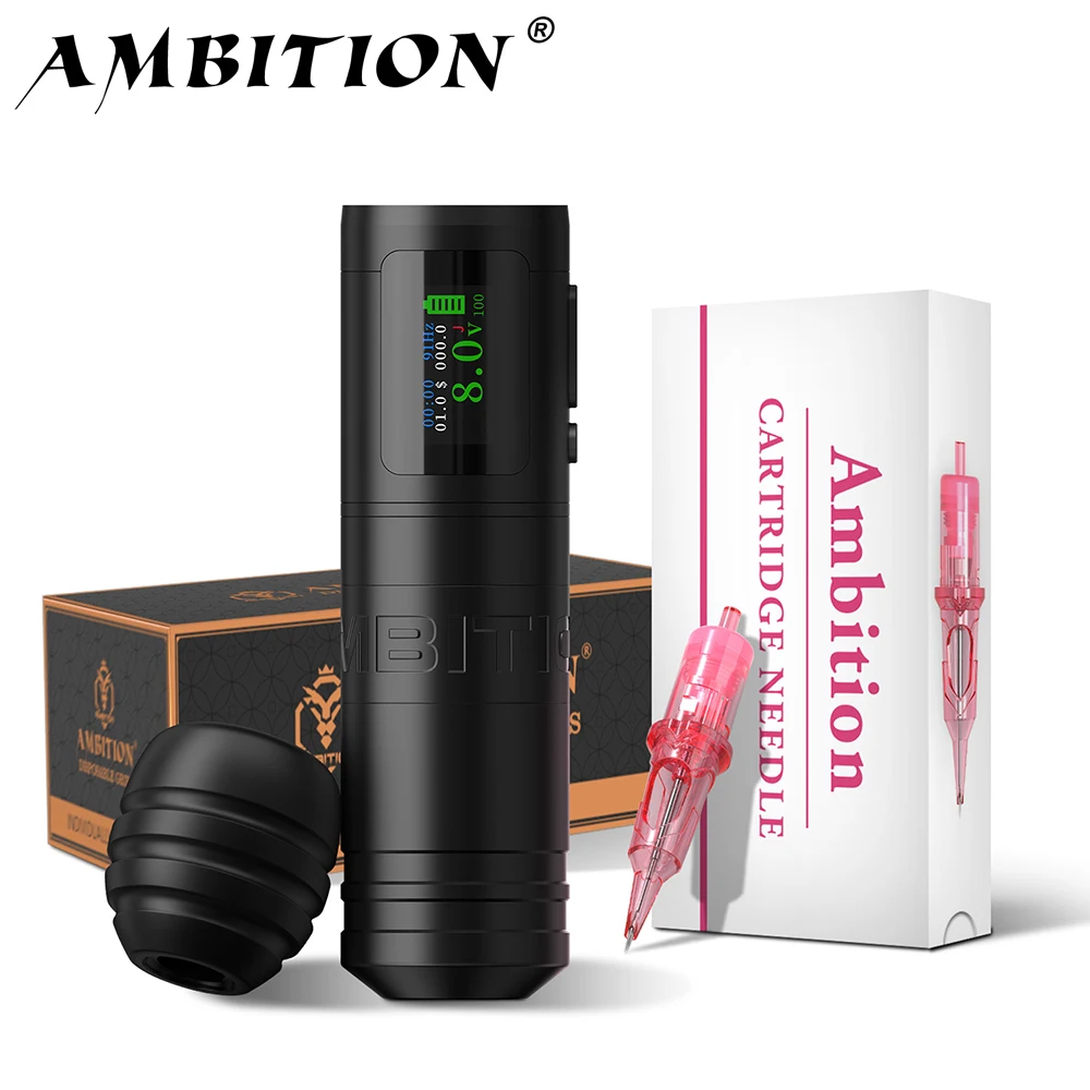 Ambition Ninja Ultra 2024, беспроводная машина для татуировки, ручка, новейший прямой стержень, ход 4,0 мм, бессердечный двигатель, сочетание смешанных игл, ручки
Ambition Ninja Ultra 2024, беспроводная машина для татуировки, ручка, новейший прямой стержень, ход 4,0 мм, бессердечный двигатель, сочетание смешанных игл, ручки