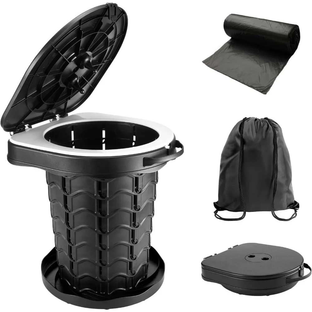 Folding Camping Toilet with Lid Outdoor Adjustable Retractable Stool Shoe Seat Fishing Seat Emergency Toilet Bags
Folding Camping Toilet with Lid Outdoor Adjustable Retractable Stool Shoe Seat Fishing Seat Emergency Toilet Bags