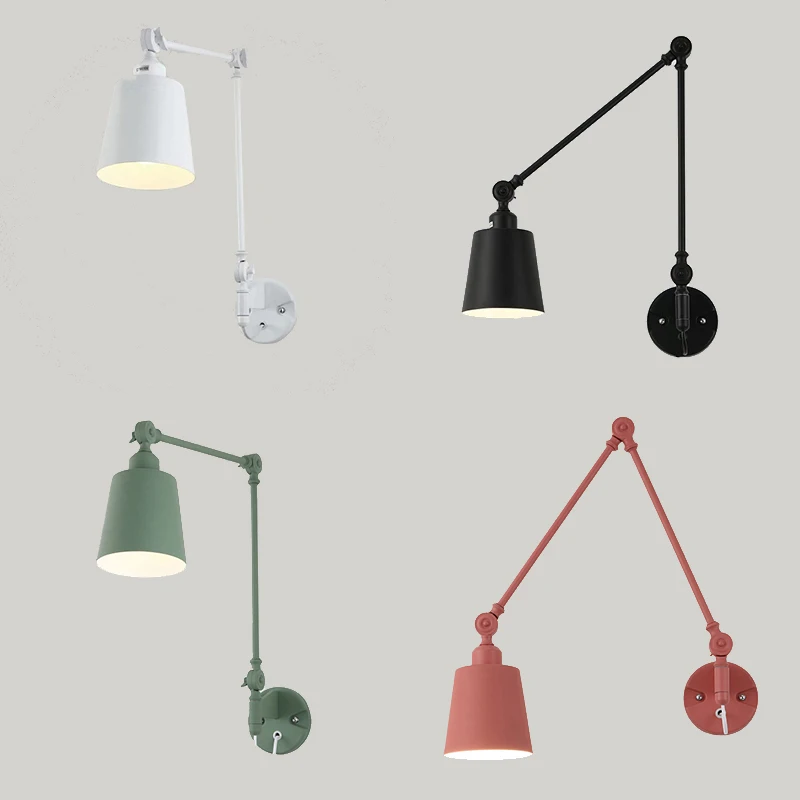 Nordic Color Folding Telescopic Rocker Arm Wall Lamp Creative Bedroom Bedside Lamp Desk Reading Wall Lamp Furniture Lighting
Nordic Color Folding Telescopic Rocker Arm Wall Lamp Creative Bedroom Bedside Lamp Desk Reading Wall Lamp Furniture Lighting