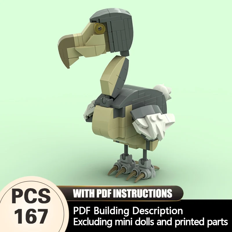 Creators Animal Series Model MOC Building Bricks DODO Bird Modular Technology Gifts Holiday Assemble Children Toys Suit
Creators Animal Series Model MOC Building Bricks DODO Bird Modular Technology Gifts Holiday Assemble Children Toys Suit
