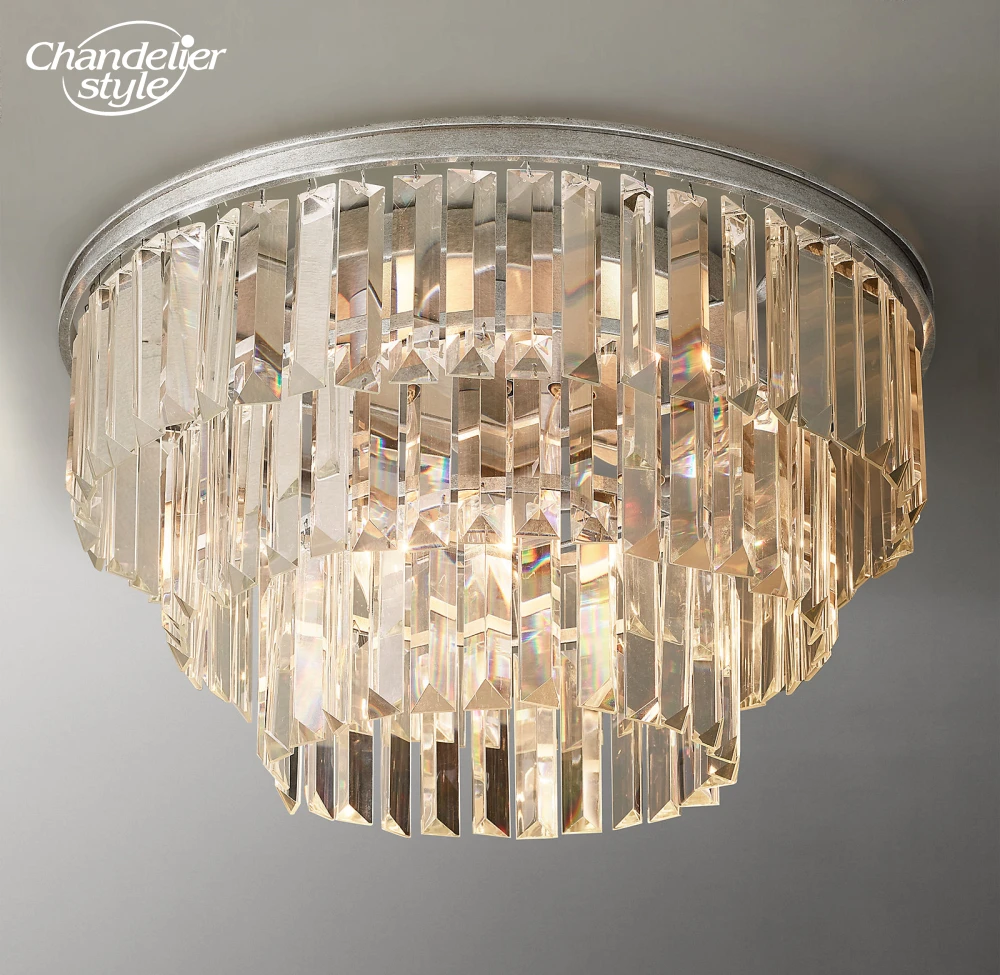 Modern LED Ceiling Light Fixture Alaine Round Crystal Flush Mount Lamp for Living Room Bedroom Dining Room Indoor Lighting
Modern LED Ceiling Light Fixture Alaine Round Crystal Flush Mount Lamp for Living Room Bedroom Dining Room Indoor Lighting