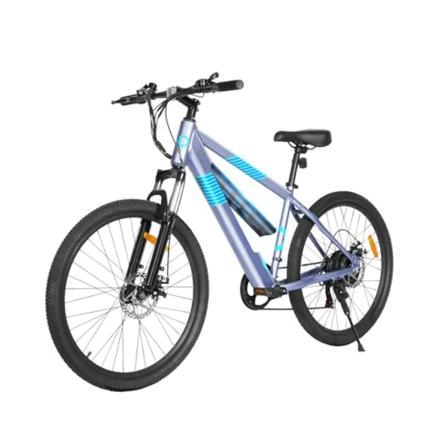 Electric mountain bike for adults: aluminum frame black 36V invisible removable battery 350W brushless motor peak 450W 26 tires
Electric mountain bike for adults: aluminum frame black 36V invisible removable battery 350W brushless motor peak 450W 26 tires