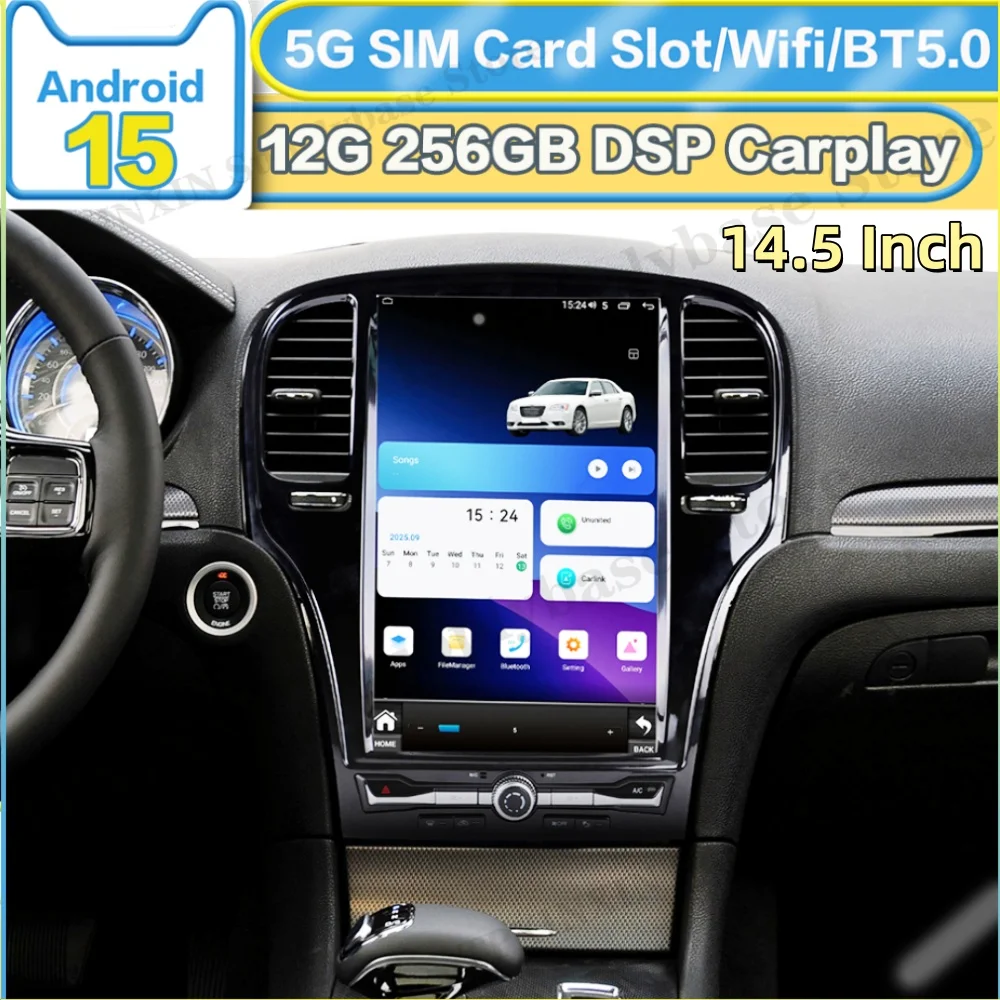 Мультимедийная система Android 15 для Chrysler 300C 2011-2013: GPS-навигация, видео, стерео, смарт-сенсорный экран, CarPlay, головное устройство
Мультимедийная система Android 15 для Chrysler 300C 2011-2013: GPS-навигация, видео, стерео, смарт-сенсорный экран, CarPlay, головное устройство