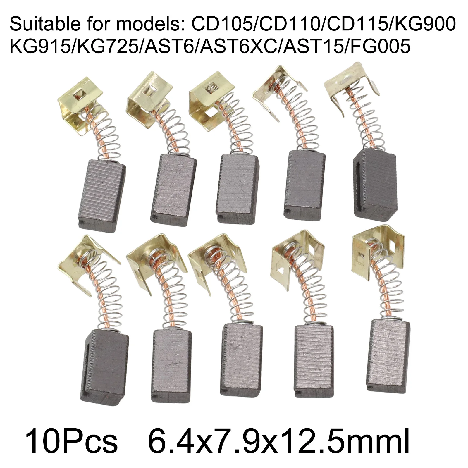 Carbon Brushes Keep your Power Tools Working Like New with 10pcs Carbon Brushes for CD115 Angle Grinders CD105 CD110 KG900
Carbon Brushes Keep your Power Tools Working Like New with 10pcs Carbon Brushes for CD115 Angle Grinders CD105 CD110 KG900