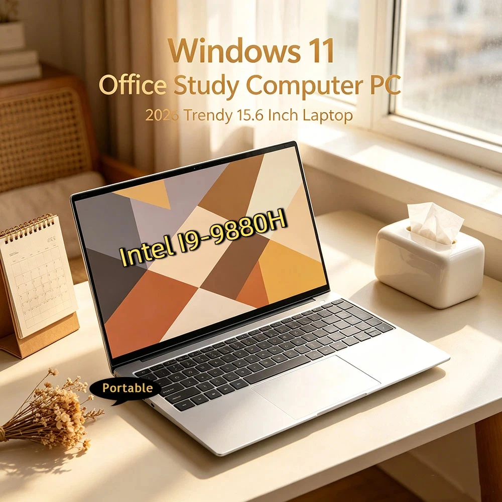 15.6" Sturdy Portable Laptop Windows 11 32GB DDR4 2TB SSD Ultrabook Notebook for Home Study Office Casual Gaming Intel I9-9880H
15.6" Sturdy Portable Laptop Windows 11 32GB DDR4 2TB SSD Ultrabook Notebook for Home Study Office Casual Gaming Intel I9-9880H
