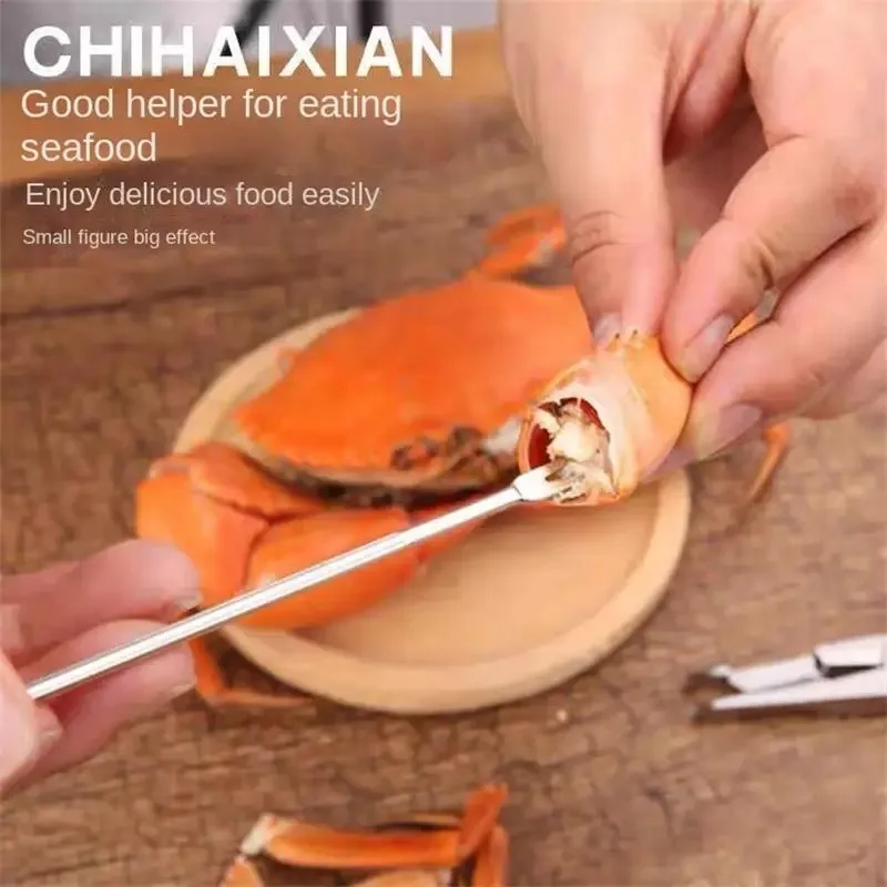 5pcs/lot Robust and High Quality Lobster Forks Walnut Gadgets Seafood Function Fruit Tools Kitchen Kitchen Needl
5pcs/lot Robust and High Quality Lobster Forks Walnut Gadgets Seafood Function Fruit Tools Kitchen Kitchen Needl