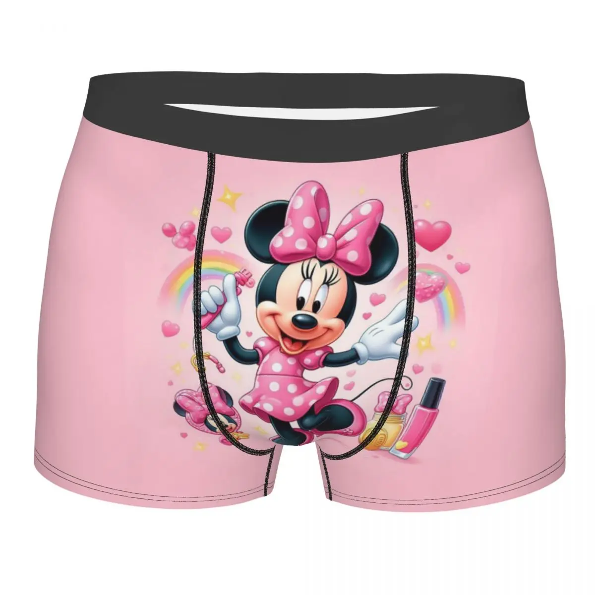 Мужские трусы-боксеры с принтом Минни Маус в стиле аниме, манга, мультфильм, мягкие трусы-брифы
Мужские трусы-боксеры с принтом Минни Маус в стиле аниме, манга, мультфильм, мягкие трусы-брифы