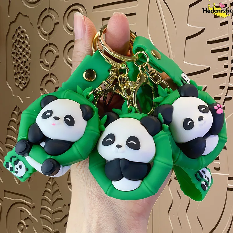 Cartoon Panda Bamboo Keychain Cute Doll Chain For Backpack Wallet Key Car Decoration Acg Pendant Collection Souvenir Party Gift
Cartoon Panda Bamboo Keychain Cute Doll Chain For Backpack Wallet Key Car Decoration Acg Pendant Collection Souvenir Party Gift
