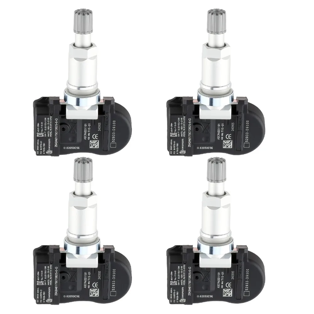 SET of 4 52933-D9100 NEW Tire Pressure Sensor for Hyundai Car TPMS For 2016-2022 ELANTRA KIA OPTIMA NIRO 52933D4100 52933-F2000
SET of 4 52933-D9100 NEW Tire Pressure Sensor for Hyundai Car TPMS For 2016-2022 ELANTRA KIA OPTIMA NIRO 52933D4100 52933-F2000