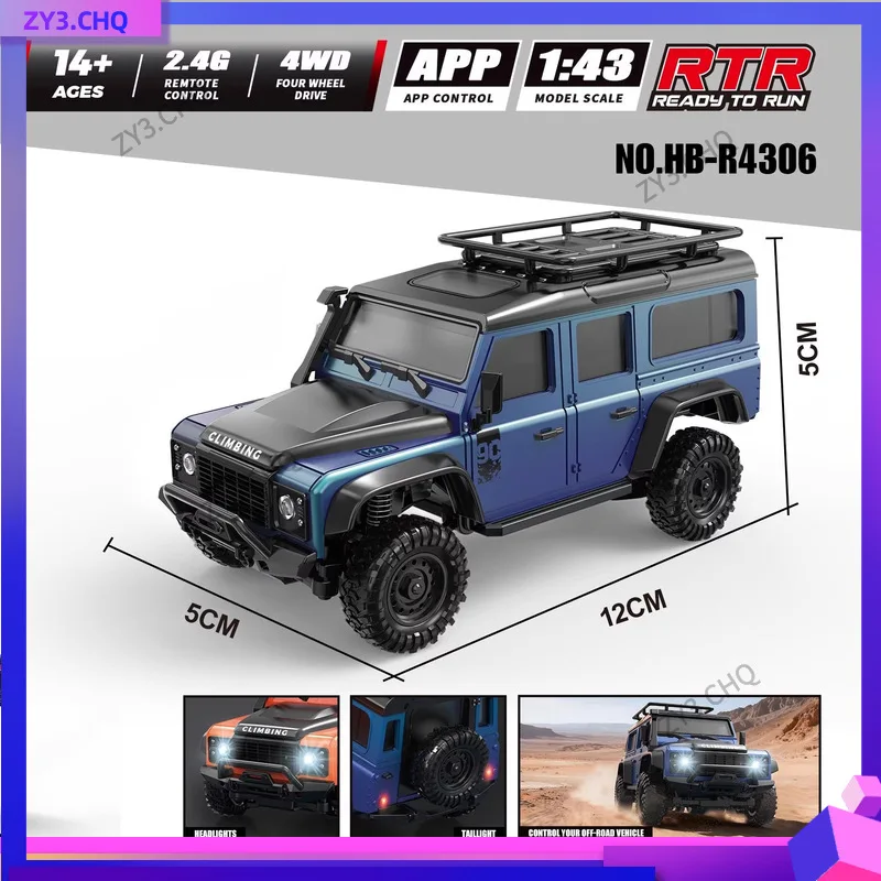 1:43 HBToys R4301-R4312 Rc Car 4WD Rc Crawler Full Proportional Off Road Vehicle Pickup Truck Jeep For Children Toys Gifts New
1:43 HBToys R4301-R4312 Rc Car 4WD Rc Crawler Full Proportional Off Road Vehicle Pickup Truck Jeep For Children Toys Gifts New