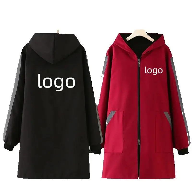 Winter Velvet Waterproof Reflective Stripe Apron Printed Logo Men's Women's Thick Home Long Sleeved Dining Work Clothes
Winter Velvet Waterproof Reflective Stripe Apron Printed Logo Men's Women's Thick Home Long Sleeved Dining Work Clothes
