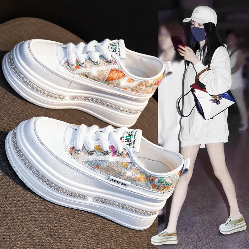 Board shoes women 2026 spring thin versatile mesh breathable thick sole casual single shoe 9CM
Board shoes women 2026 spring thin versatile mesh breathable thick sole casual single shoe 9CM