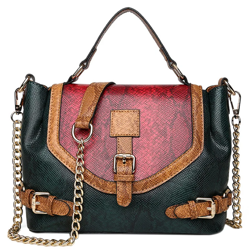 Fashion Multicolor Women Handbags Serpentine Large Tote Pu Leather Tote Bags Single Shoulder Bags For Female
Fashion Multicolor Women Handbags Serpentine Large Tote Pu Leather Tote Bags Single Shoulder Bags For Female