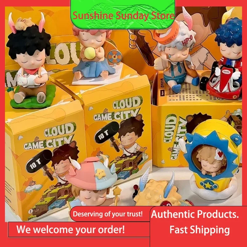 Genuine Huhu Cloud Game City Series Blind Box Trendy Toy Figurine Ornament For Boys New Year Gift Mysterious Box Surprise Box 
Genuine Huhu Cloud Game City Series Blind Box Trendy Toy Figurine Ornament For Boys New Year Gift Mysterious Box Surprise Box