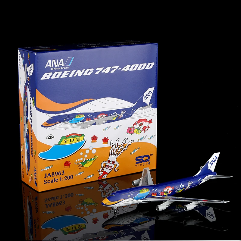 L2086 Alloy Collectible Plane Gift SQ Wings 1:200 ANA All Nippon Airways Boeing B747-400D Diecast Aircraft Jet Model JA8963
L2086 Alloy Collectible Plane Gift SQ Wings 1:200 ANA All Nippon Airways Boeing B747-400D Diecast Aircraft Jet Model JA8963