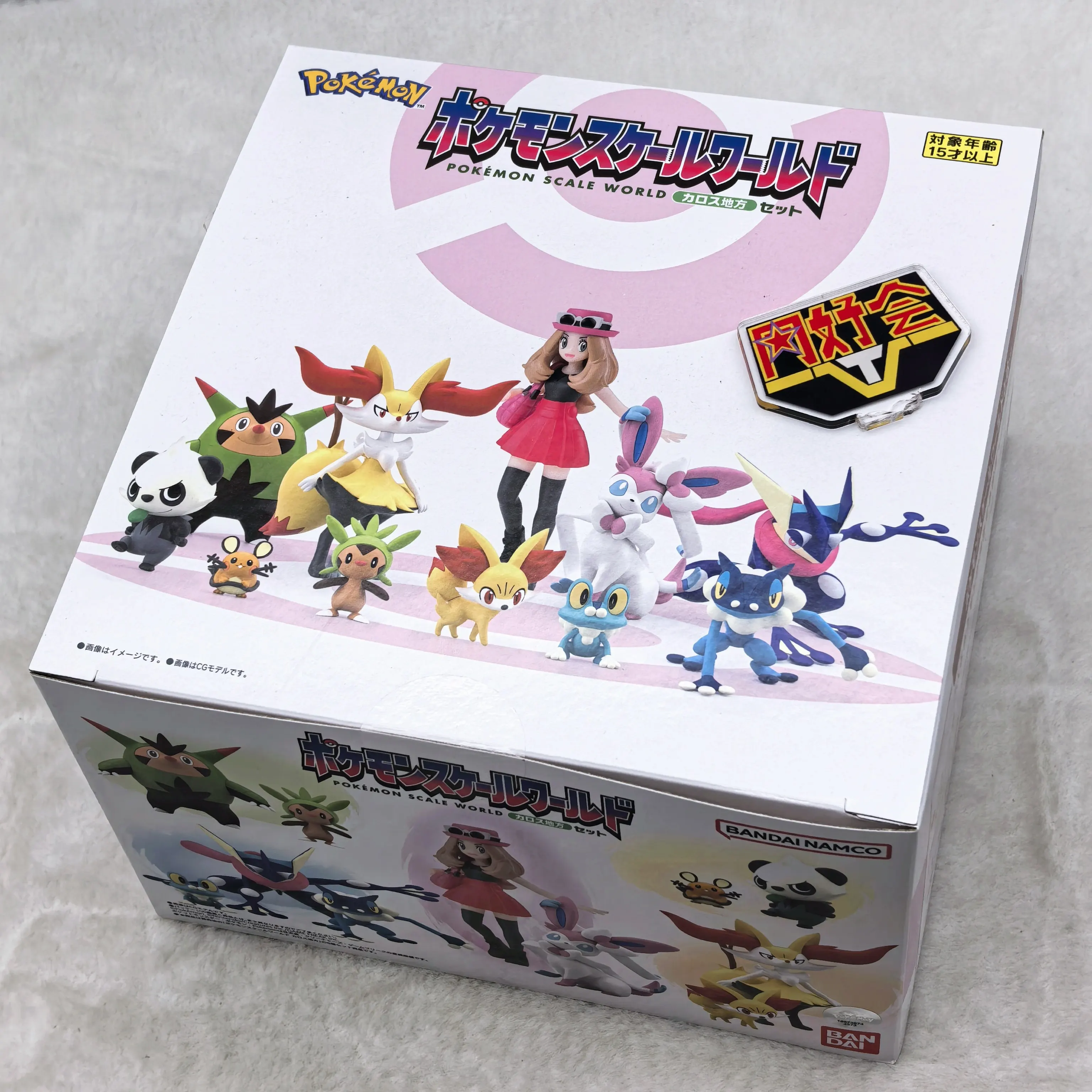 Коллекционная фигурка Bandai Pokemon Scale World Kalos Region Serena And Fennekin Greninja для коллекции фанатов аниме Pokemon
Коллекционная фигурка Bandai Pokemon Scale World Kalos Region Serena And Fennekin Greninja для коллекции фанатов аниме Pokemon
