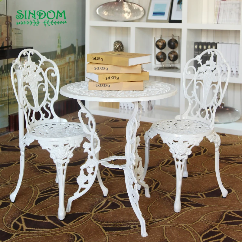 Cast Aluminum Outdoor Garden Table Chairs, Exquisite Furniture Set for Hotel, Small Design
Cast Aluminum Outdoor Garden Table Chairs, Exquisite Furniture Set for Hotel, Small Design