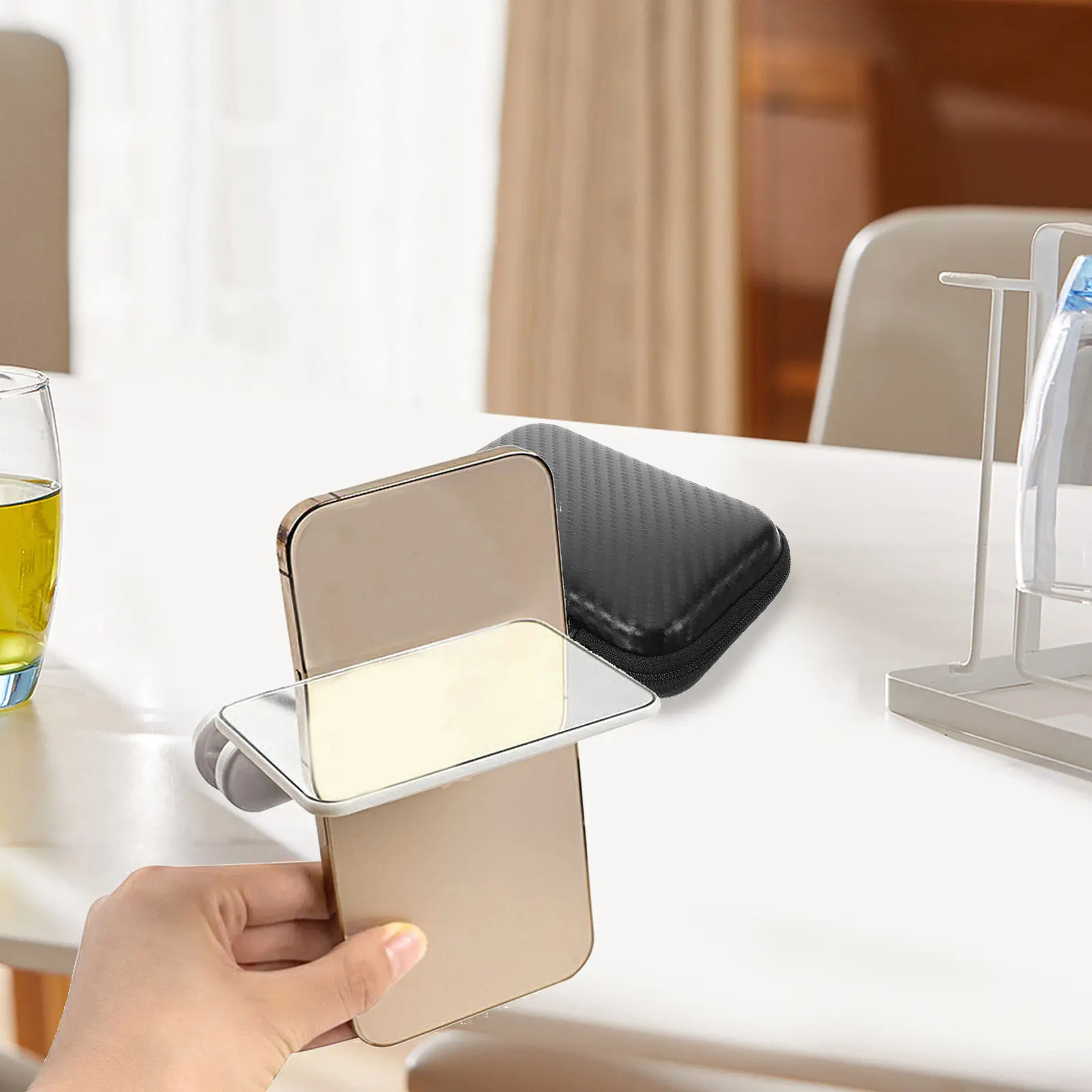 1Set Cell Phone Reflection Mirror Reusable Photo Prop Multi-Use Clip Durable Practical Travel Accessory Professional
1Set Cell Phone Reflection Mirror Reusable Photo Prop Multi-Use Clip Durable Practical Travel Accessory Professional