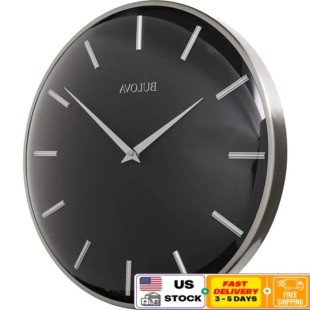 Contemporary Analog Wall Clock Round Design Battery Operated Indoor Use Rust Resistant Home Office Decoration 16 Inch
Contemporary Analog Wall Clock Round Design Battery Operated Indoor Use Rust Resistant Home Office Decoration 16 Inch