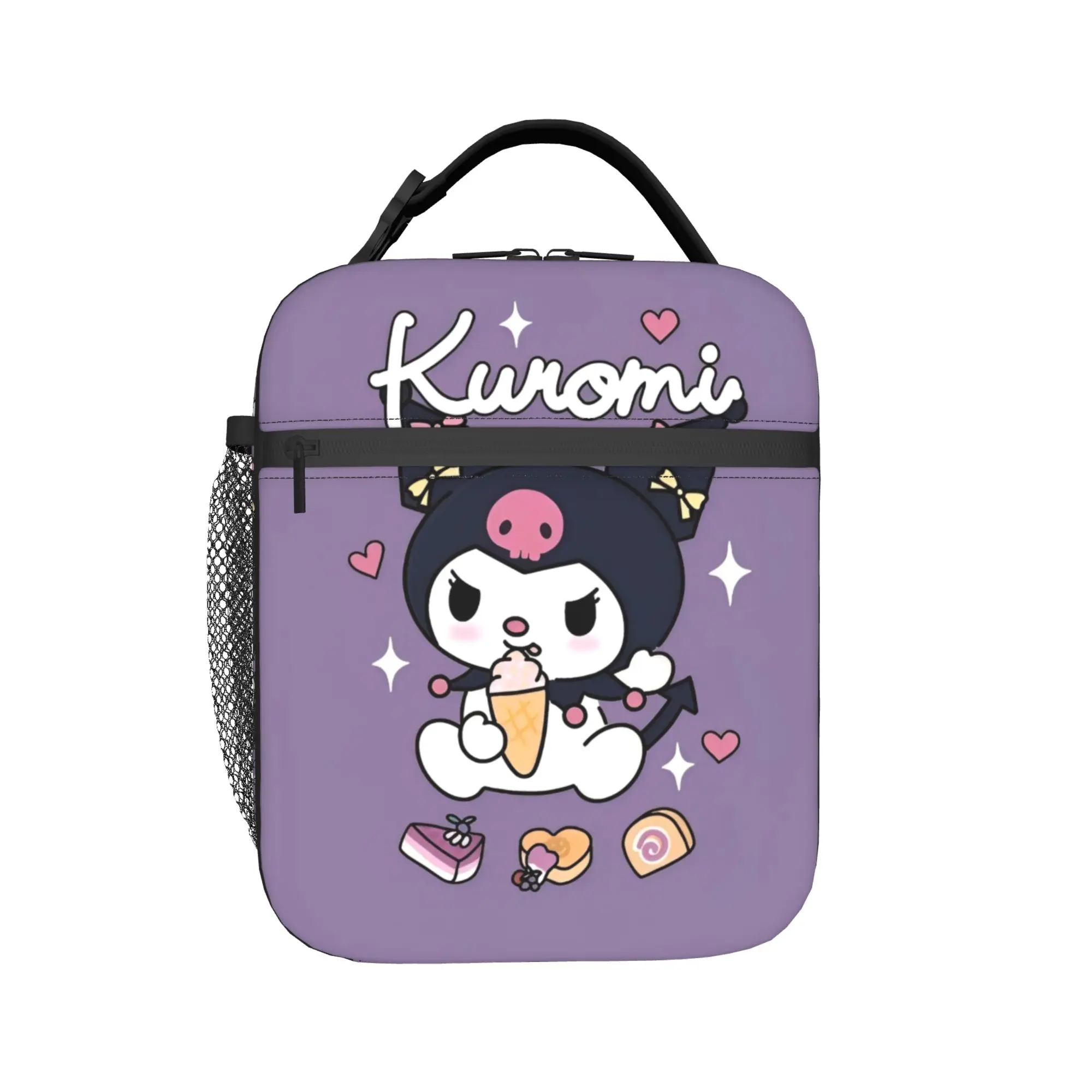 Kawaii Kuromi Insulated Lunch Bag Thermal Bag Reusable,Lunch Container Cute Cartoon Large Lunch Box Tote Food Storage Bags
Kawaii Kuromi Insulated Lunch Bag Thermal Bag Reusable,Lunch Container Cute Cartoon Large Lunch Box Tote Food Storage Bags