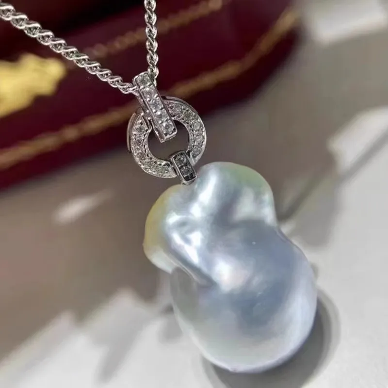 Дизайнерское ОГРОМНОЕ AAAA 11-14 мм Akoya Белый жемчуг в стиле барокко Ожерелье из стерлингового серебра S925
Дизайнерское ОГРОМНОЕ AAAA 11-14 мм Akoya Белый жемчуг в стиле барокко Ожерелье из стерлингового серебра S925