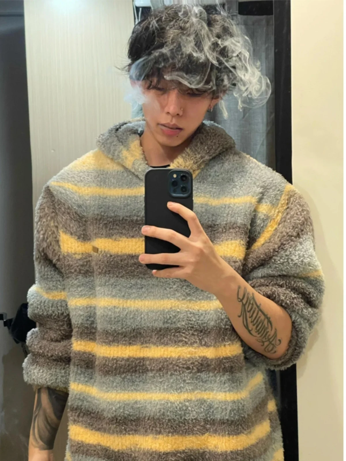 Oversize Knitted Hoodie Men's Winter Thiened Color Blo Sweater Retro Japanese Sle Casual Long Sve Loose Fit Coat
Oversize Knitted Hoodie Men's Winter Thiened Color Blo Sweater Retro Japanese Sle Casual Long Sve Loose Fit Coat