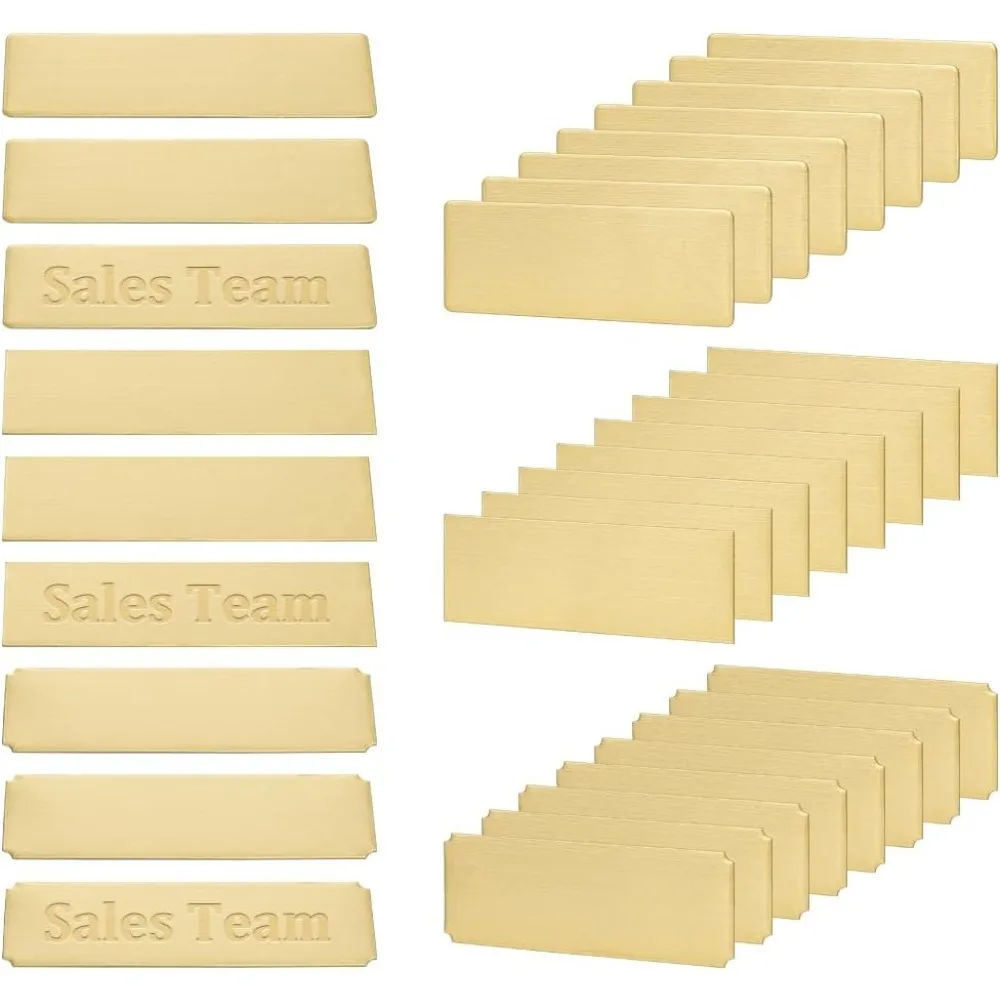 36pcs Name Plates Blank Engraved Plate Cards 3 Styles Stainless Steel Name Tag Frame Name Label Art Tag for Frame
36pcs Name Plates Blank Engraved Plate Cards 3 Styles Stainless Steel Name Tag Frame Name Label Art Tag for Frame