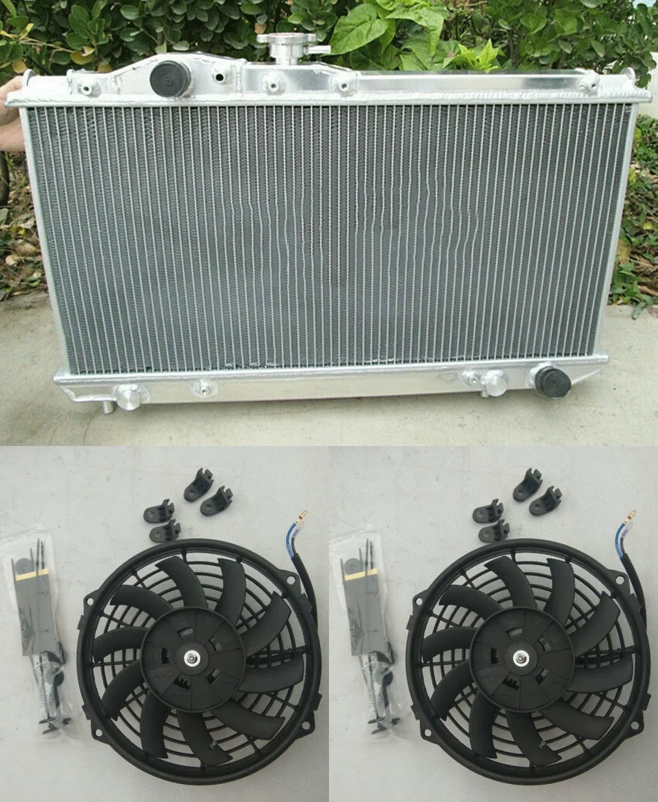 Aluminum Radiator + Fans For 1986-1992 Toyota Celica ST165/ST162 GT-4 3S-GTE MT 1987 1988 1989 1990 1991 86 87 88 89 90 91 92
Aluminum Radiator + Fans For 1986-1992 Toyota Celica ST165/ST162 GT-4 3S-GTE MT 1987 1988 1989 1990 1991 86 87 88 89 90 91 92
