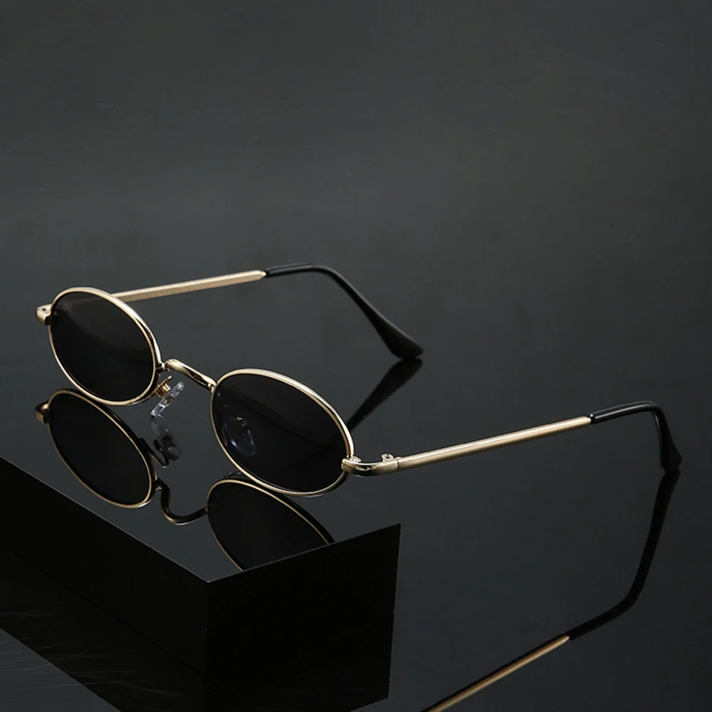 Trendy Oval Retro Metal Sunglasses Men UV400 Protection Vintage Sun Glasses Small Frame Punk Eyepiece Cyberpunk Eyewear
Trendy Oval Retro Metal Sunglasses Men UV400 Protection Vintage Sun Glasses Small Frame Punk Eyepiece Cyberpunk Eyewear