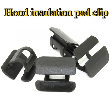 10/20pcs Hood Insulation Cotton Clips for Volvo S80 S60 S40 XC90 XC60 V60 Engine Soundproofing Cotton Clips Auto Parts