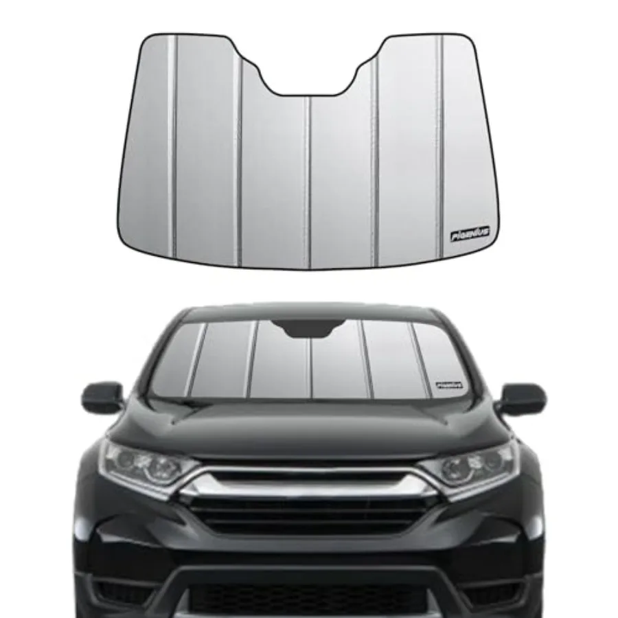 Windshield Sunshade for Honda CR-V 2017-2022, Premium Grey Leather Finish, UV Protection, Foldable Design, Heat Reflective Mate
Windshield Sunshade for Honda CR-V 2017-2022, Premium Grey Leather Finish, UV Protection, Foldable Design, Heat Reflective Mate